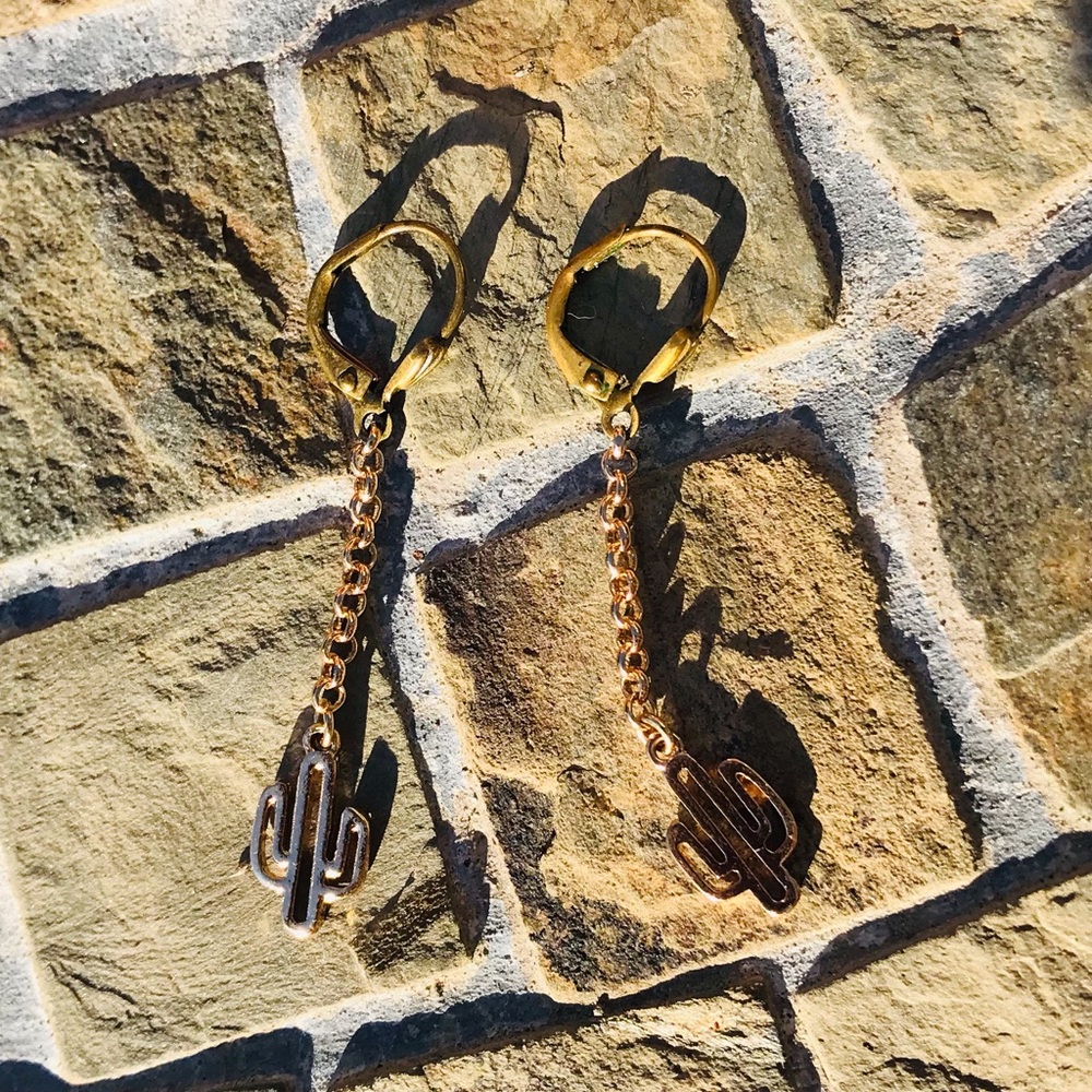 Cacti Dangly Earrings